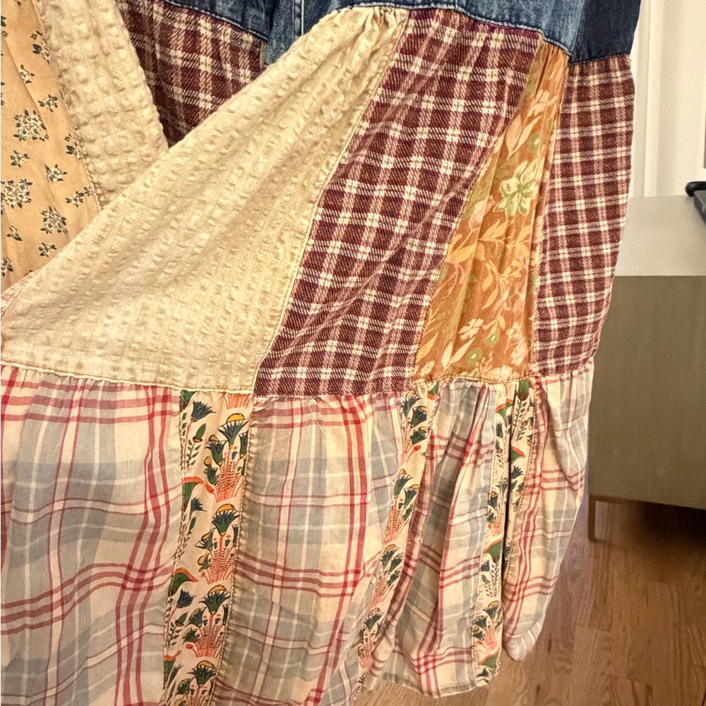 Young Threads Patchwork Tired Pants - Multicolor - image 3